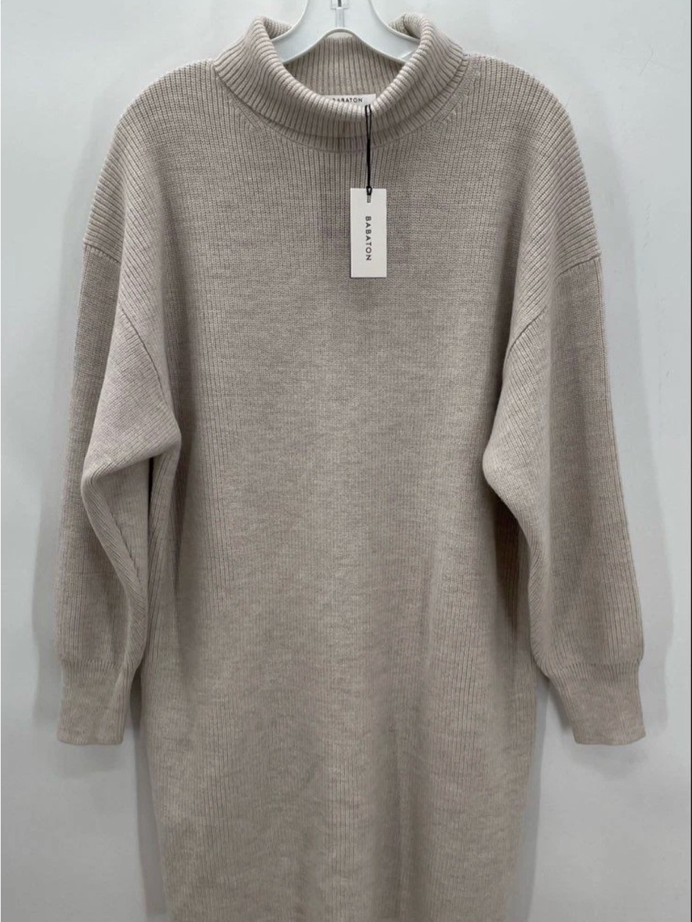 Babaton Women's Turtleneck Sweater
Dress - Size S NWT